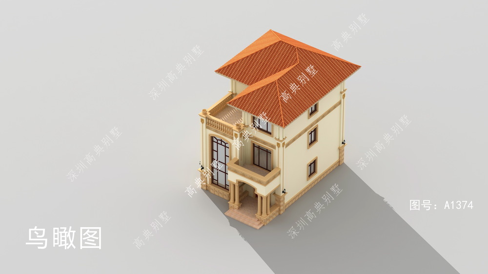 这款欧式小别墅，如此美丽的外观，看看是否让你心动。