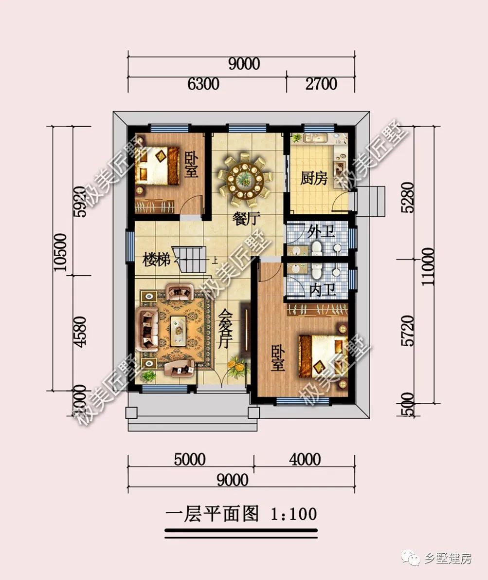 保障性住房|9×11米，三层别墅这样建，家人看了都满意