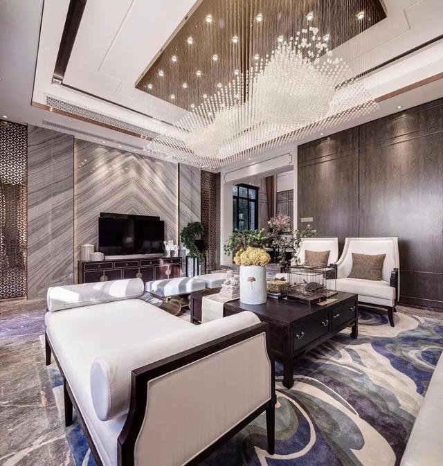 |300㎡现代中式，典雅端庄的装修，禅意精致的装饰，华丽档次