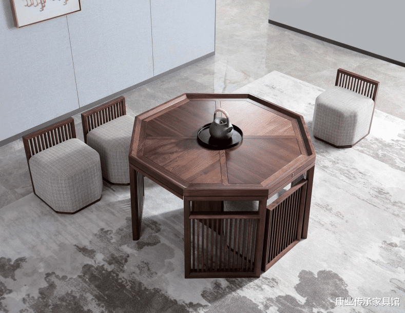 温馨又儒雅的新中式案例，素雅的灰白色调真好看