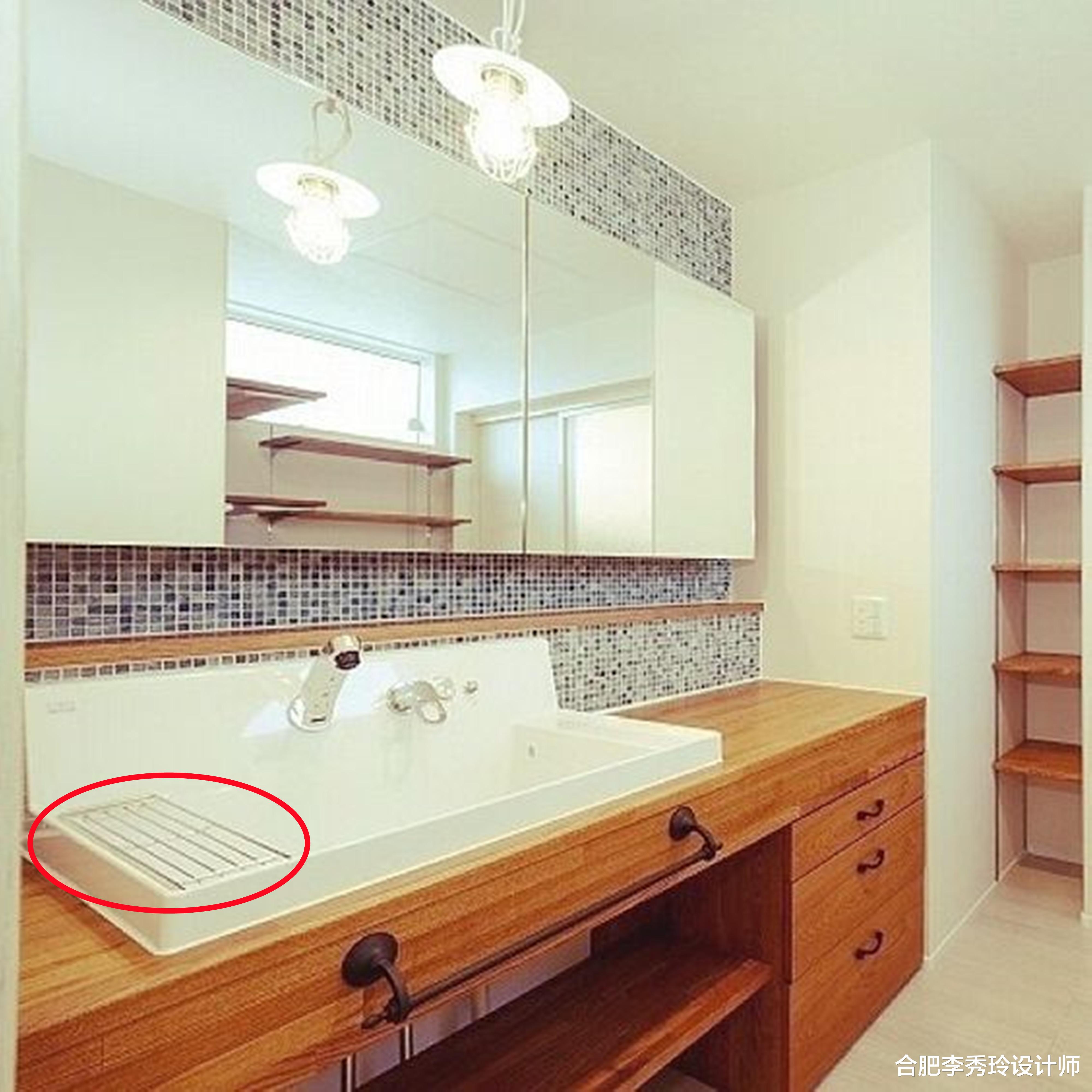 我怎么没想过:厨房水槽能装沥水架,为什么不给洗漱台也装一个?