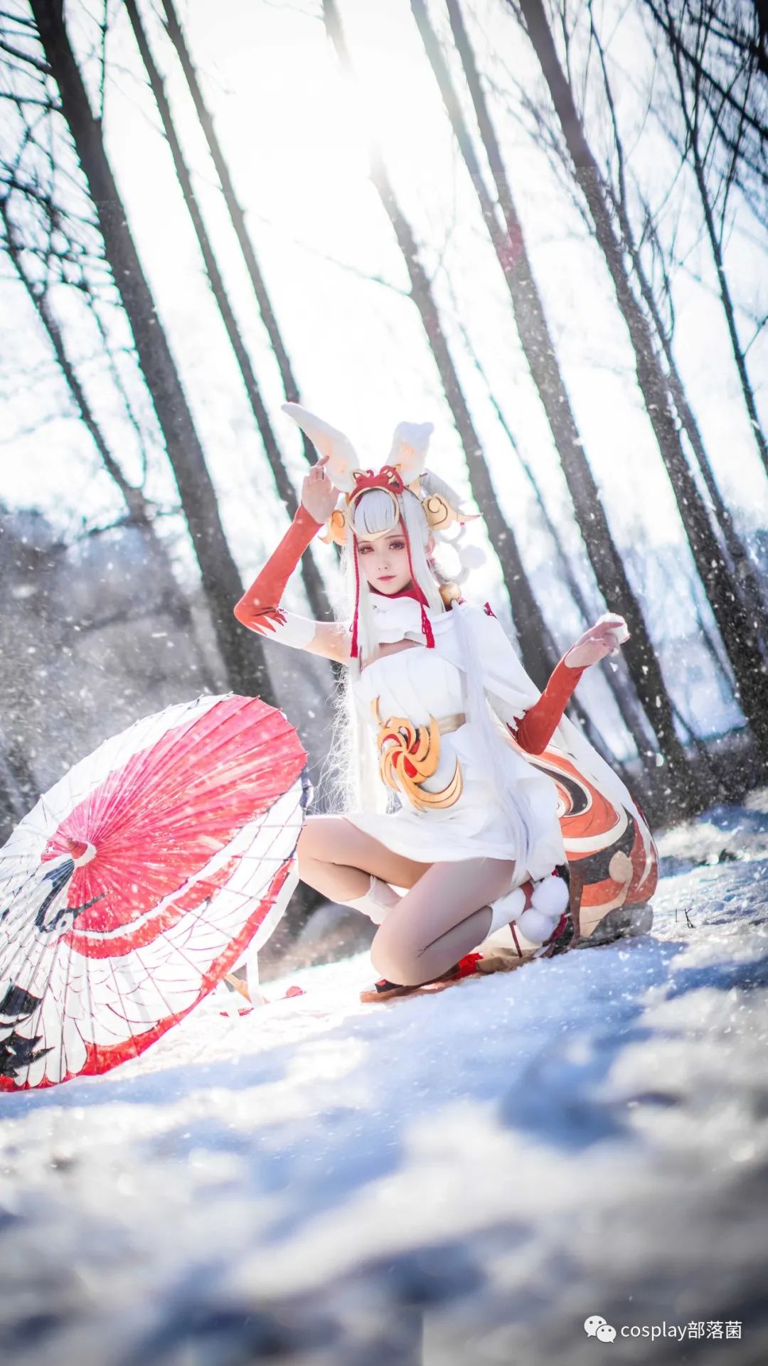 公孙离祈雪灵祝|cos：王者荣耀同人公孙离祈雪灵祝cos正片秋楚楚@