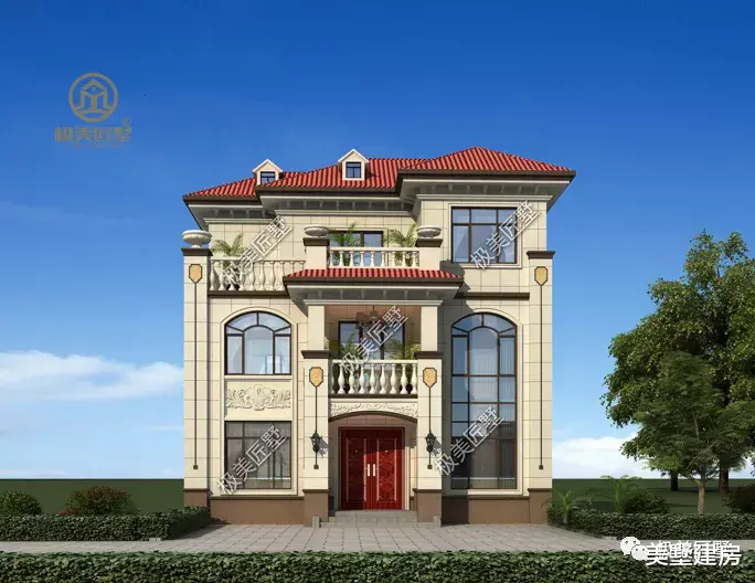 11×7.5米,占地不足一百平,这样的一栋经典简欧风格别墅!