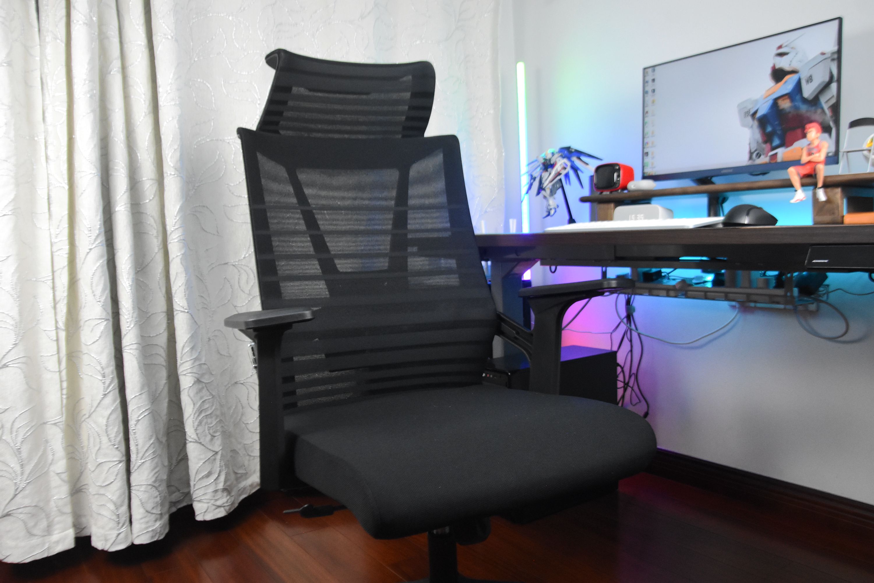 玻璃纤维|宝华贝轩护腰电脑椅J138A体验，谁说百元没有好电脑椅？