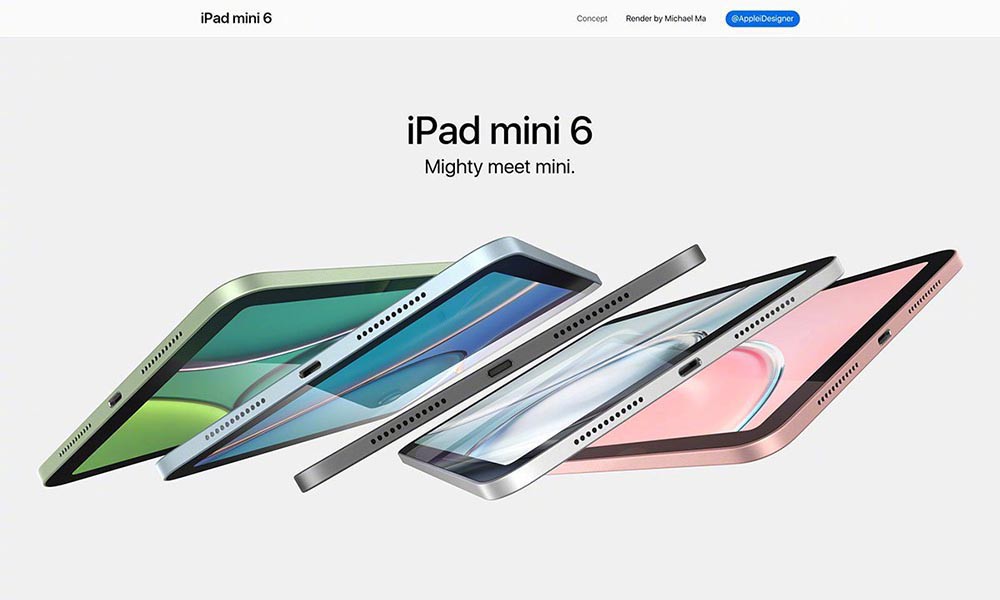 ipad mini|iPad mini 6渲染图、配置全曝光 最便宜的A14