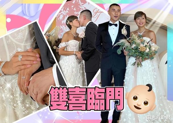 TVB男星洪永城迎雙喜臨門，婚禮上宣佈妻子懷孕四月，相戀三年在廁所求婚-圖8