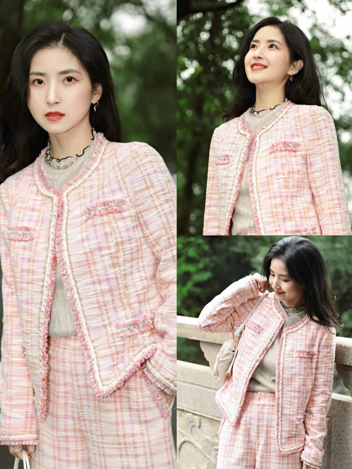 江南小蚂蚁 粉色穿搭就“装嫩”?粉色也能穿出成熟高级感,“减龄”还显气质