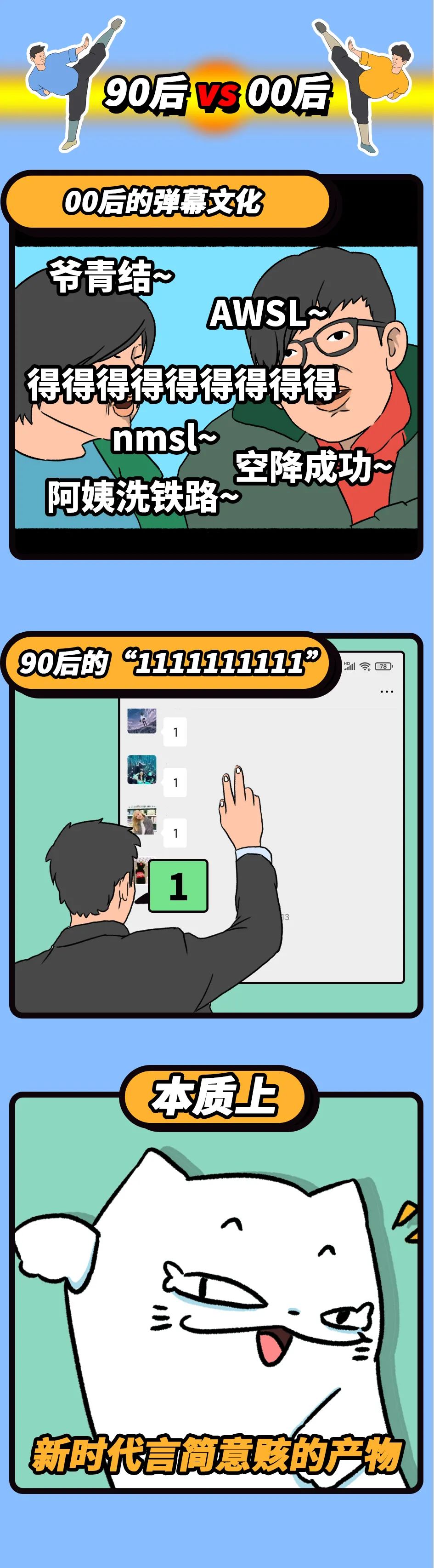 小miki影视|漫画 当代90后VS当代00后