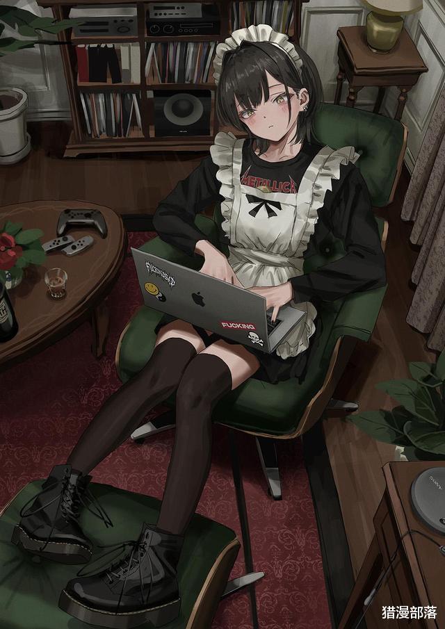 尾兽|最近我家来了位女仆，经常摸鱼不干活，咋办哩？插画特辑「女仆」