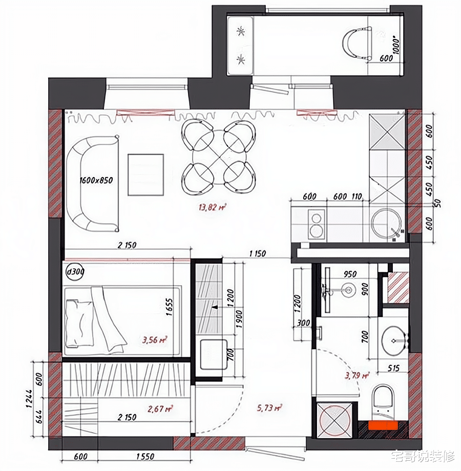 宅哥说装修|33岁小姐姐的精致生活：独居33㎡小户型，室内配色让人赏心悦目