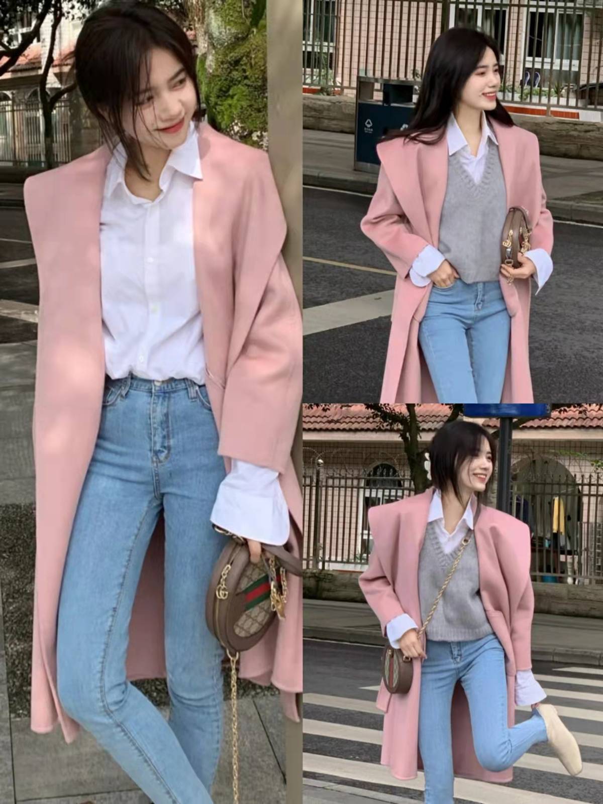 江南小蚂蚁 粉色穿搭就“装嫩”?粉色也能穿出成熟高级感,“减龄”还显气质