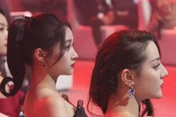 蓝盈莹|林依晨短下巴，蓝盈莹凹脸面，这9位女星侧面不如正面