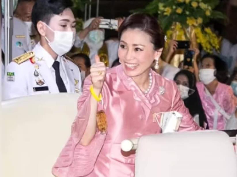 时尚风行派|苏提达发布玫瑰海报！穿豆沙粉鎏金裙贼媚，笑起来的时候人比花娇