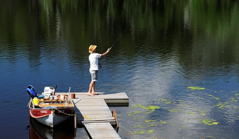饵料|夏季，淡水鲈鱼的岸提钓法