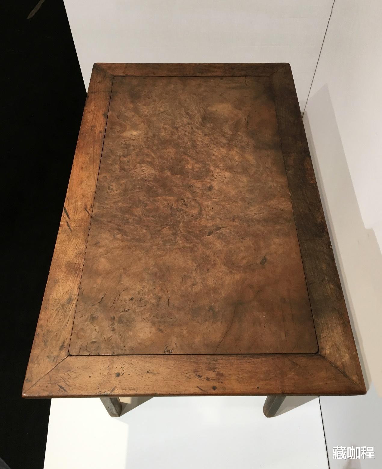 |并不总是光鲜亮丽,清黄花梨半桌老旧沧桑