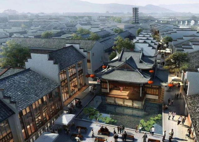 古镇 湖北一假古镇“未开先火”，斥资80亿建造，当地人表示很期待