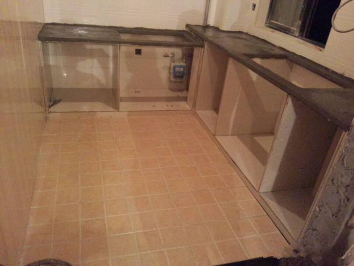 嗮嗮我家的砖砌橱柜,耐用又实惠,婆婆说可以用几十年!