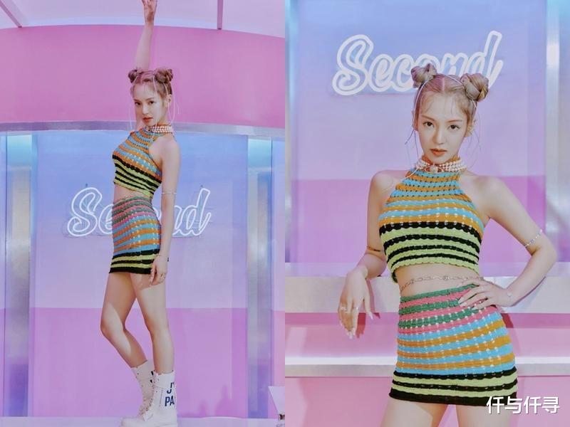 仟与仟寻|韩国女星流行把洋装剪成两截，Jennie昭弥性感靠它，水桶腰也不怕