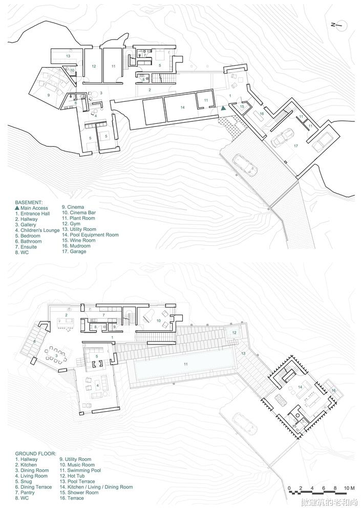 做建筑的老和尚|突出场地岩石的私人住宅：建筑连接人与景观及场地