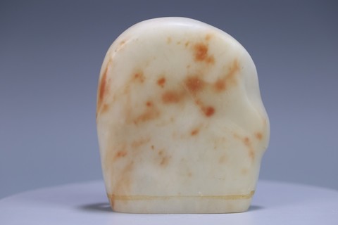 |清 和田玉如意观音造像