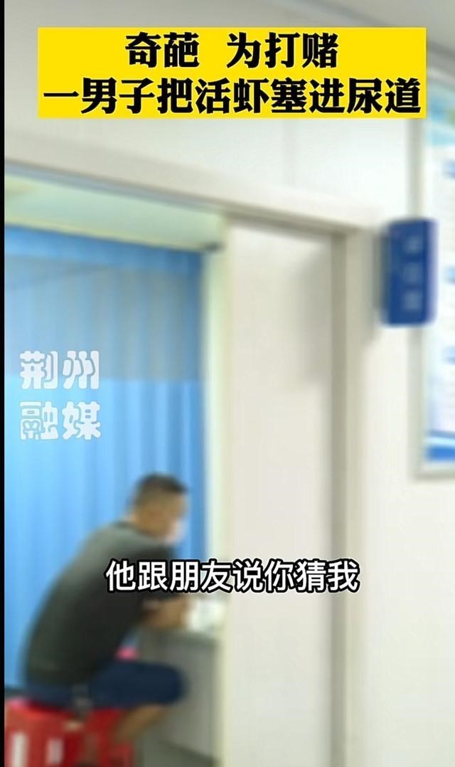 阳光语言矫正说|为了和朋友打赌,男子竟把活虾塞到自己的尿道里!也是醉了