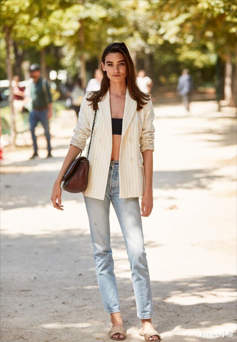 Ainee小屋 换季穿衣别犯愁，西装+牛仔裤才是最IN的开启方式，时髦精教你穿