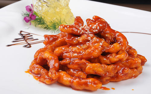 旗峰膳食养生汇 好吃的糖醋里脊