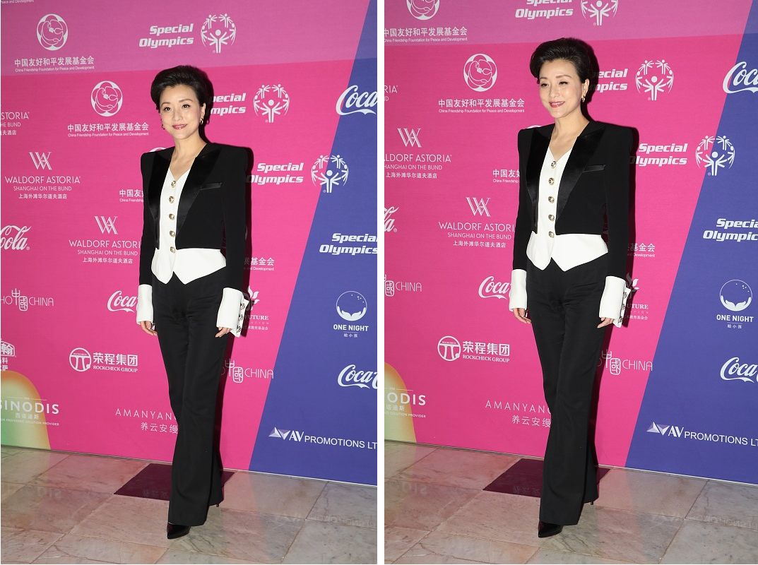 小白爱美搭 杨澜的“90°直角肩”太显眼,看着挺戳人,职业装也能穿出时尚感