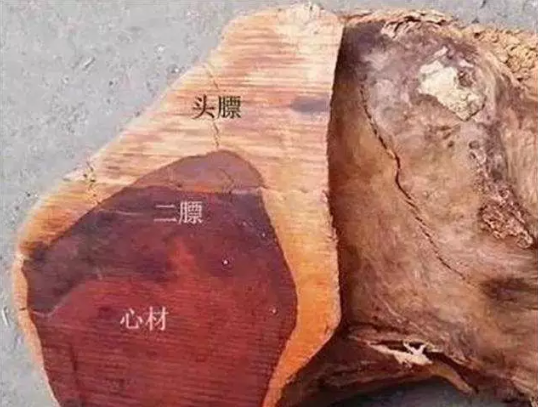 小叶紫檀|玩紫檀的常听说二膘料，你知道二膘料是什么吗？