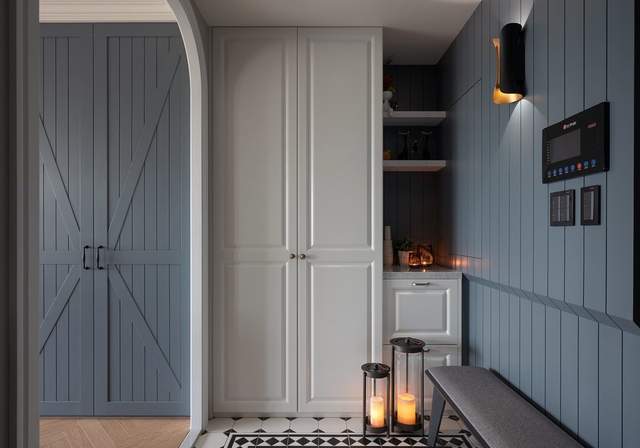 |115平二居，刚柔并济美式风情，十年老宅翻新的三口之家温馨小窝