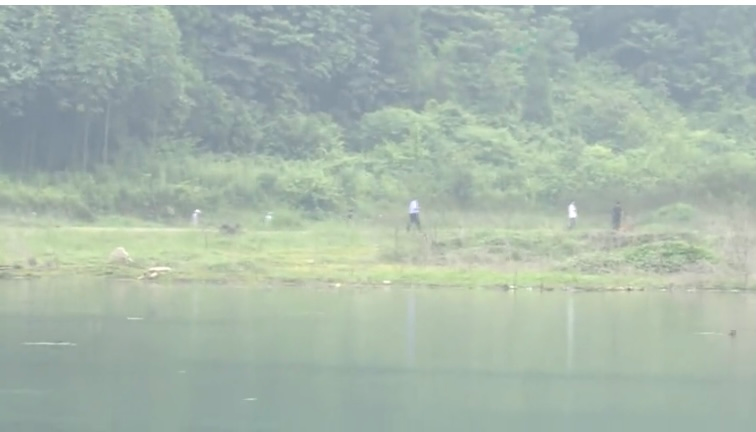 |在饮用水水源地垂钓，违法！