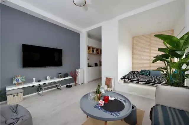 改造38㎡不设床，不设餐厅，一进她家，效果震惊了！