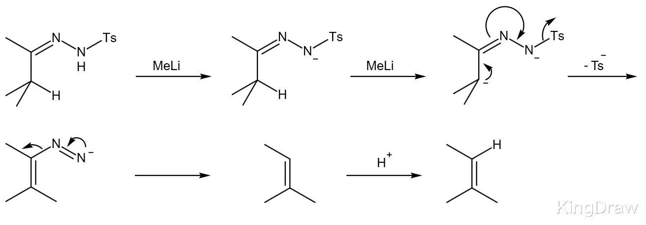外星人 有机人名反应——Shapiro反应