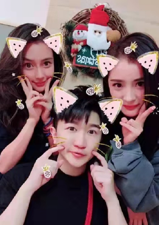 张大大|张大大晒众星庆生照，baby被P太狠嘴变歪，杨超越素颜出镜清纯动人