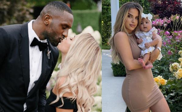 帕特森|极品花魁首次当妈,俘获2米06巨兽!NBA罕见黑白配,美女与野兽