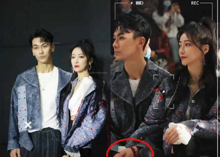 陈紫函|陈紫函故意露出肩带，同框嫩夫看不出差9岁，曾说把老公当儿子养