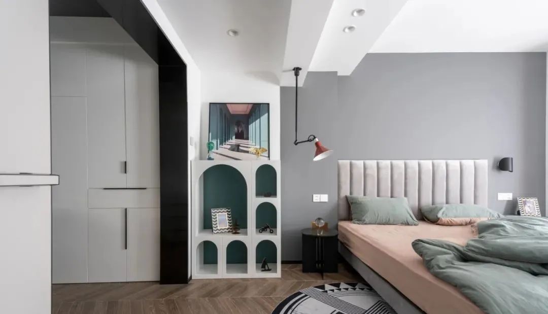 设计师|人人嫌弃的鸡肋长走廊,这样“精打细算”改造后,不浪费1寸空间!