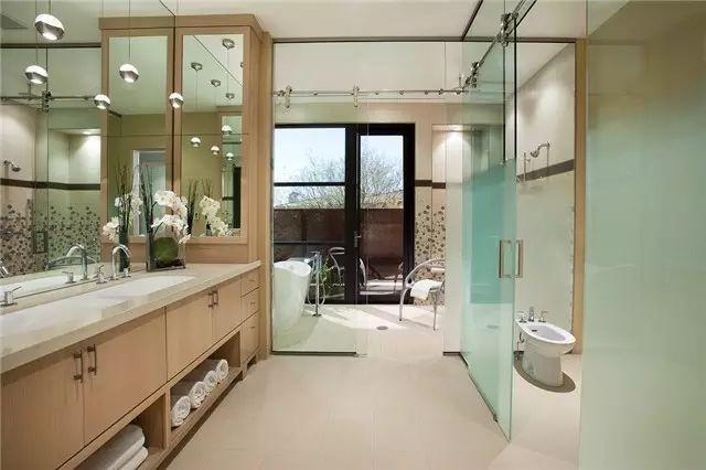 感应灯|现在卫生间干湿分离设计不流行了,三分离卫生间更实用,更洁净