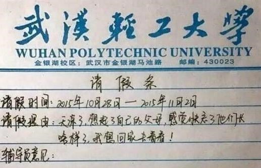 “连请假理由都懒得编了”迅速走红网络!网友:这题我会