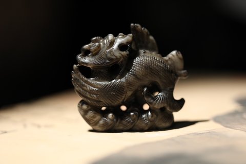 油鱼|清代老提油鱼化龙