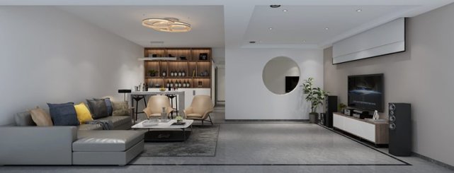 156平现代风三居室，舒适与美观并存的享受