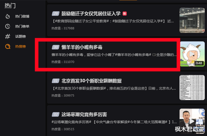 喜羊羊|号称“嘴毒”的国漫角色上热搜，网友授予15个“实至名归”的头衔