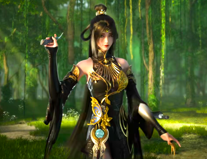 石昊|完美世界：魔女调戏石昊，举止亲密且惺惺相惜，组队打劫海神后人