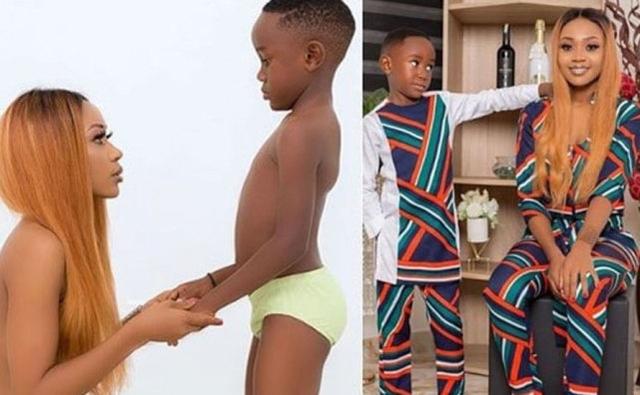 |非洲女星发布赤身和7岁儿子合照,换来90天监禁,母爱不能任性