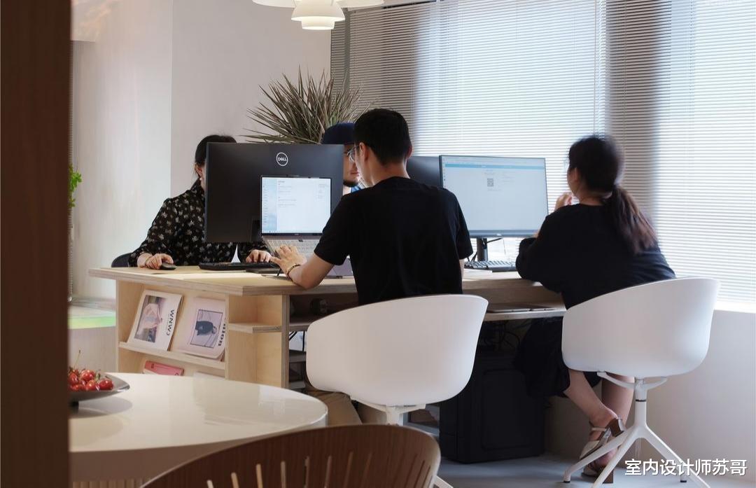 49平米的公寓改变成工作区,满足功能需求,并引入光影效果