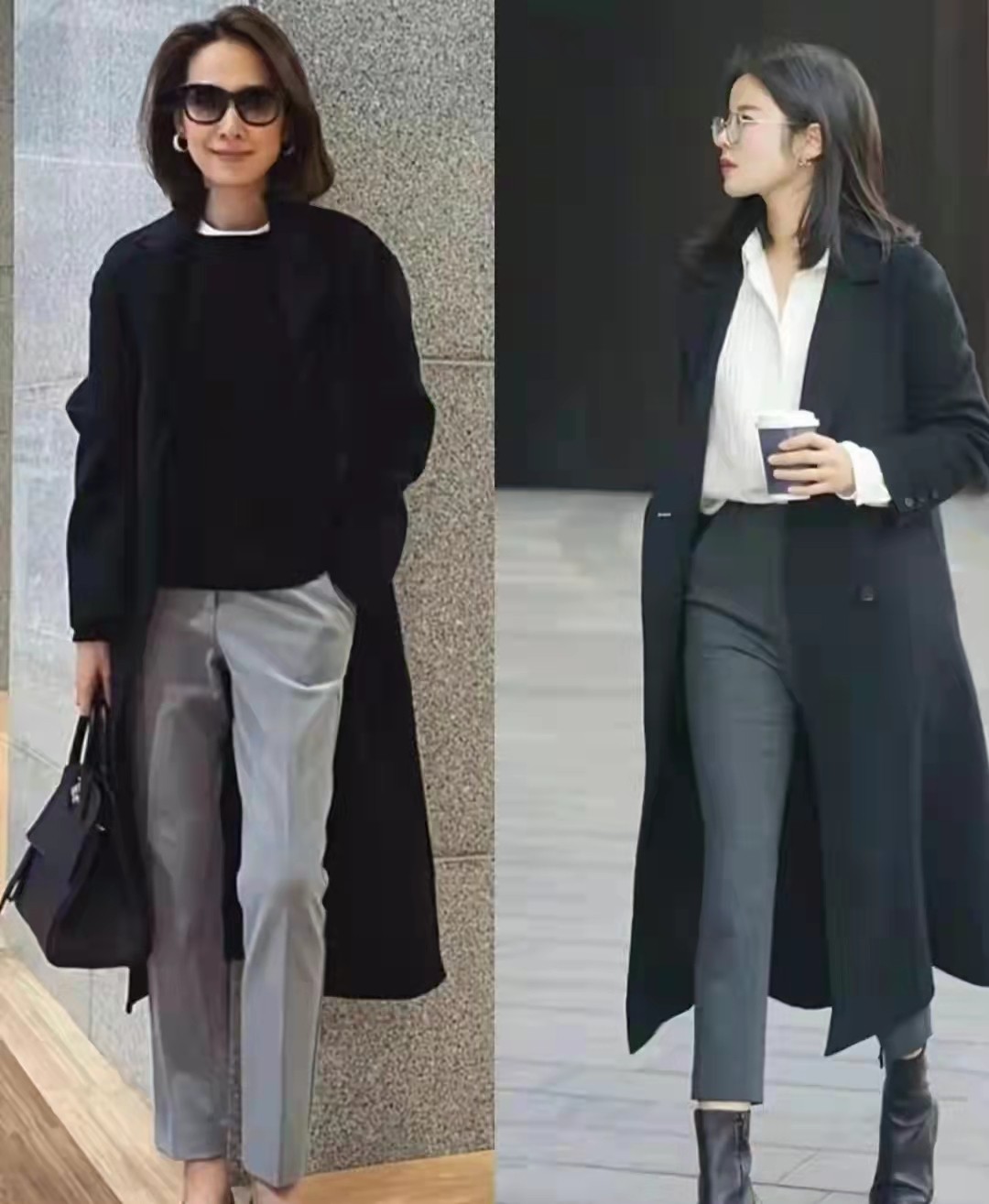 薪酬|会穿的女生都喜欢黑色,基础色诠释多种搭配风格,经典永不过时