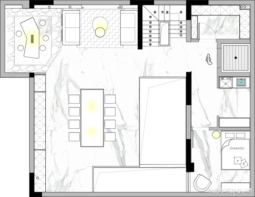 合肥李秀玲设计师|450㎡上下六层别墅，70万打造现代轻奢风，这是一个家的最高境界