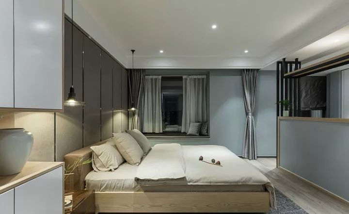 120㎡简约淡雅三居装修设计,真好看!