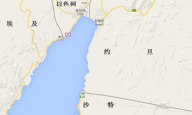 約旦海岸線原本隻有7公裡，通過交換領土，延長瞭19公裡-圖7