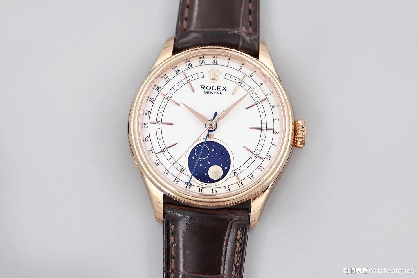 刻腕表者Wristwatches|KZ厂劳力士切利尼月相表50535细节质量值得入手吗？